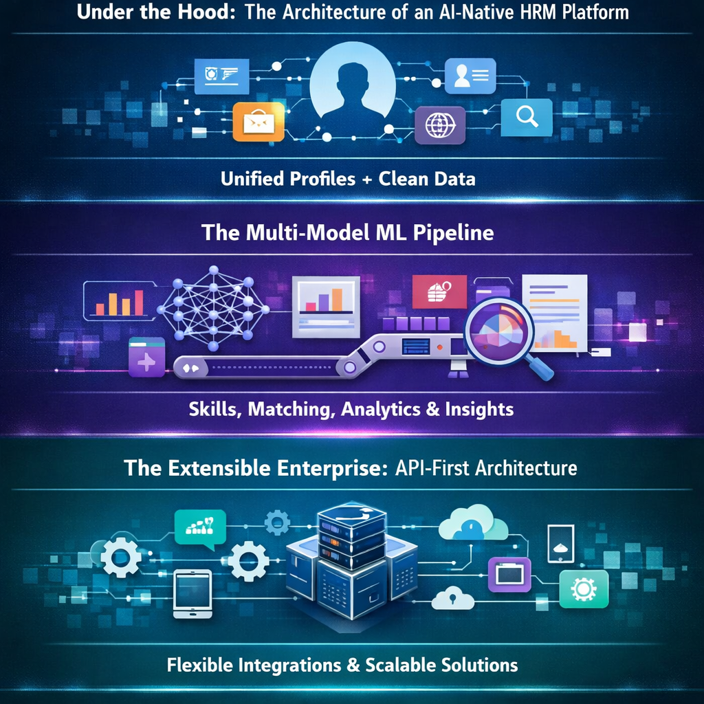 Under the Hood The Architecture of an AINative HRM PlatformThe Data Foundation Identity and Entity ResolutionThe MultiModel ML PipelineThe Extensible