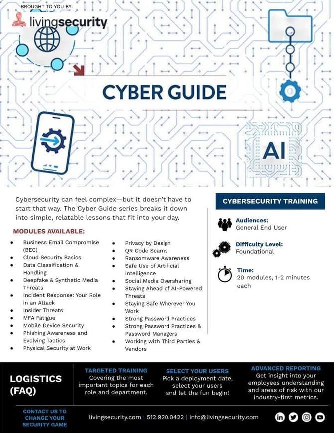 Cyber Guide - Client Marketing Flyer 8.5x11