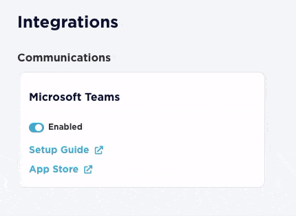 Disable and Enable Integration Gif