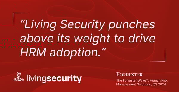 Living Security- 2024 Forrester Press Release- Feature Image