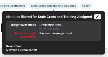 Cohort Configuration