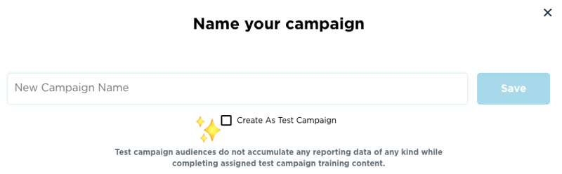 Test Campaign