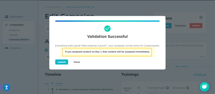 Zero Day Launch Messaging