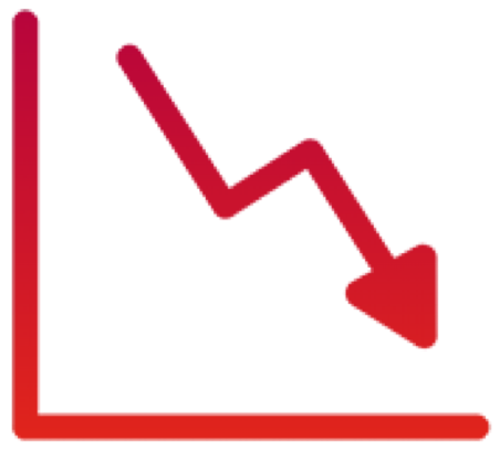 Recommendations Icon - Graph - Gradient