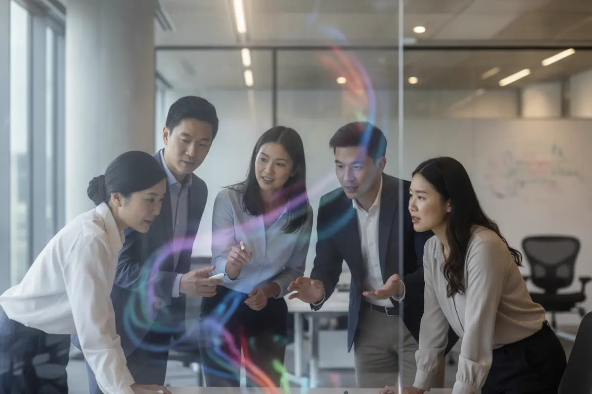 Security team connecting AI-use behavior, identity and access, and threat signals
