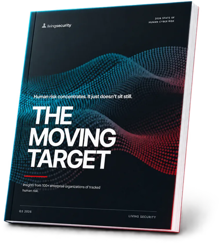 Cover of the 2026 State of Human Risk report, The Moving Target